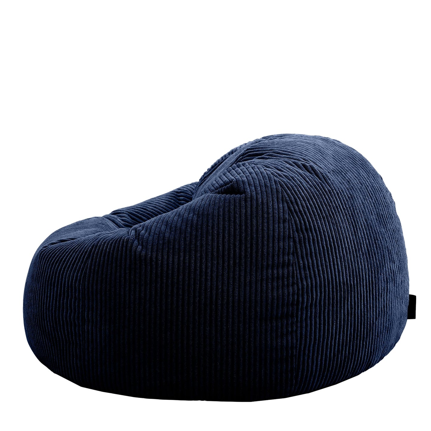 icon Kingston Cord Bean Bag, Beige, Large Adult Bean Bag Chair with Filling Included, Comfy Chair, Living Room Furniture, Bedroom Furniture