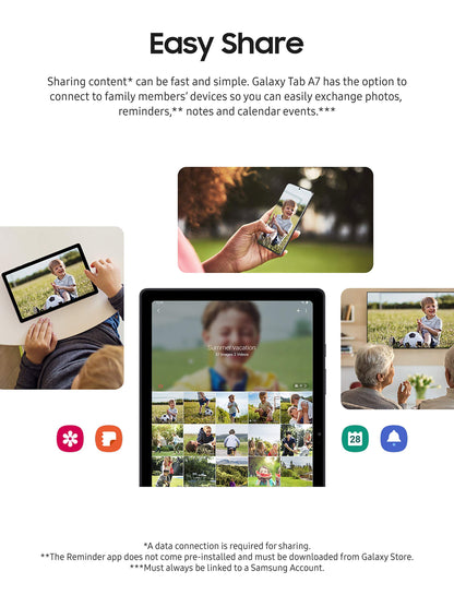 SAMSUNG Galaxy Tab A7 10.4 Wi-Fi 32GB Gold (SM-T500NZDAXAR) (Renewed)