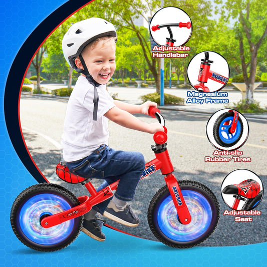 Braxel 12" Kids' Balance Bikes for 2 3 4 5 Year Old, Lightweight Magnesium Alloy No Pedal Balance Bike Training Bicycle 1-5 Year Old Boys First Bike Toddler Toys for 2 3 4 5 6 Year Old Boys