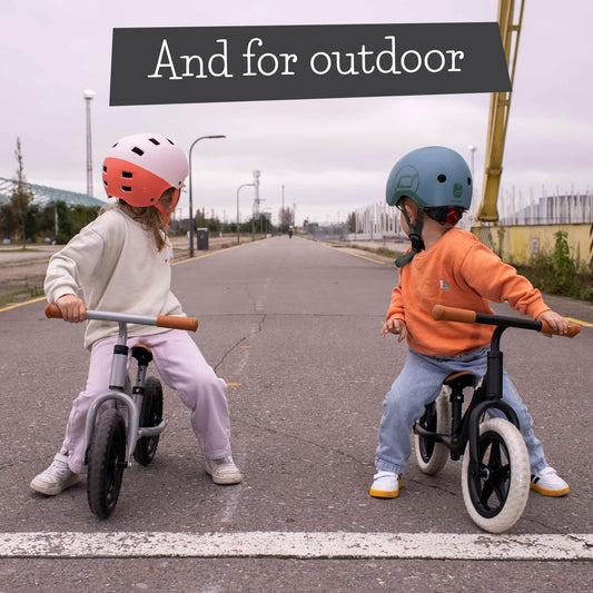 Chillafish Lightweight Kids' Balance Bike - Silver | Adjustable Seat & Handlebar Balance Bike with Puncture-Proof Wheels, a Carry Handle & Custom Moulded Seat for Toddlers | Ages 18 Months to 4 Years
