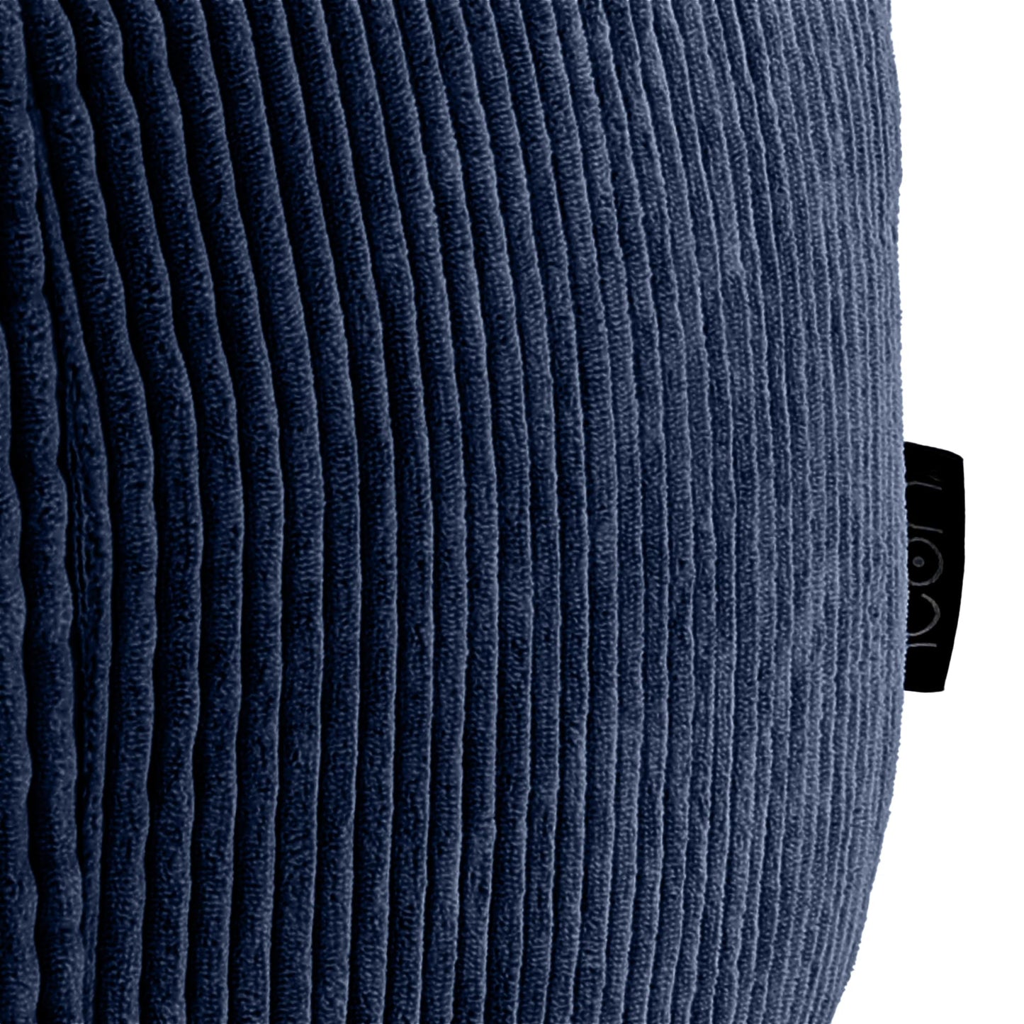 icon Kingston Cord Bean Bag, Beige, Large Adult Bean Bag Chair with Filling Included, Comfy Chair, Living Room Furniture, Bedroom Furniture