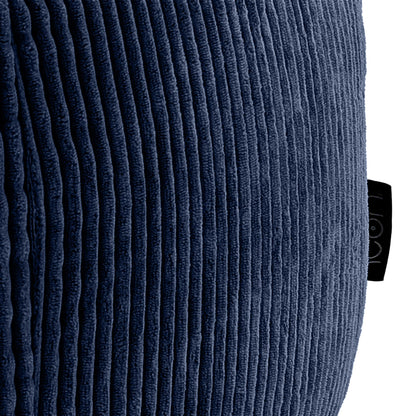 icon Kingston Cord Bean Bag, Beige, Large Adult Bean Bag Chair with Filling Included, Comfy Chair, Living Room Furniture, Bedroom Furniture
