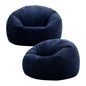icon Kingston Cord Bean Bag, Beige, Large Adult Bean Bag Chair with Filling Included, Comfy Chair, Living Room Furniture, Bedroom Furniture