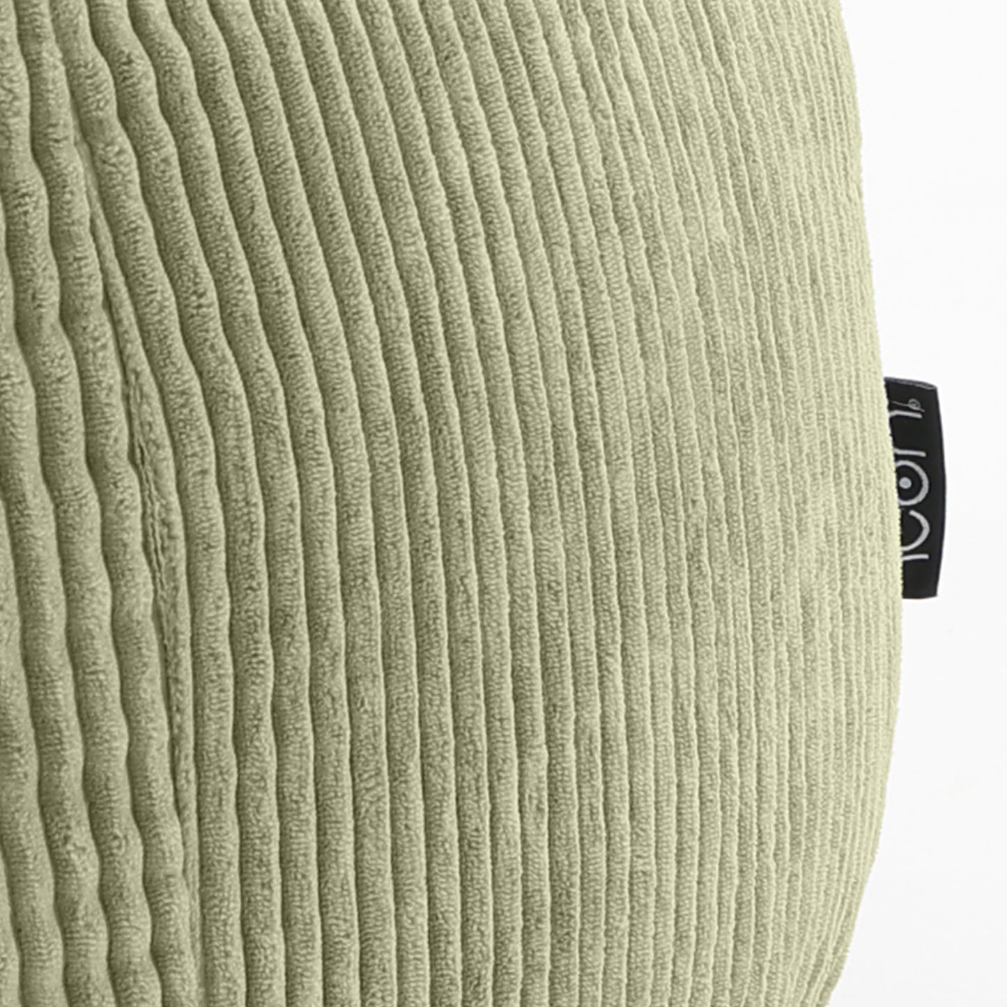 icon Kingston Cord Bean Bag, Beige, Large Adult Bean Bag Chair with Filling Included, Comfy Chair, Living Room Furniture, Bedroom Furniture