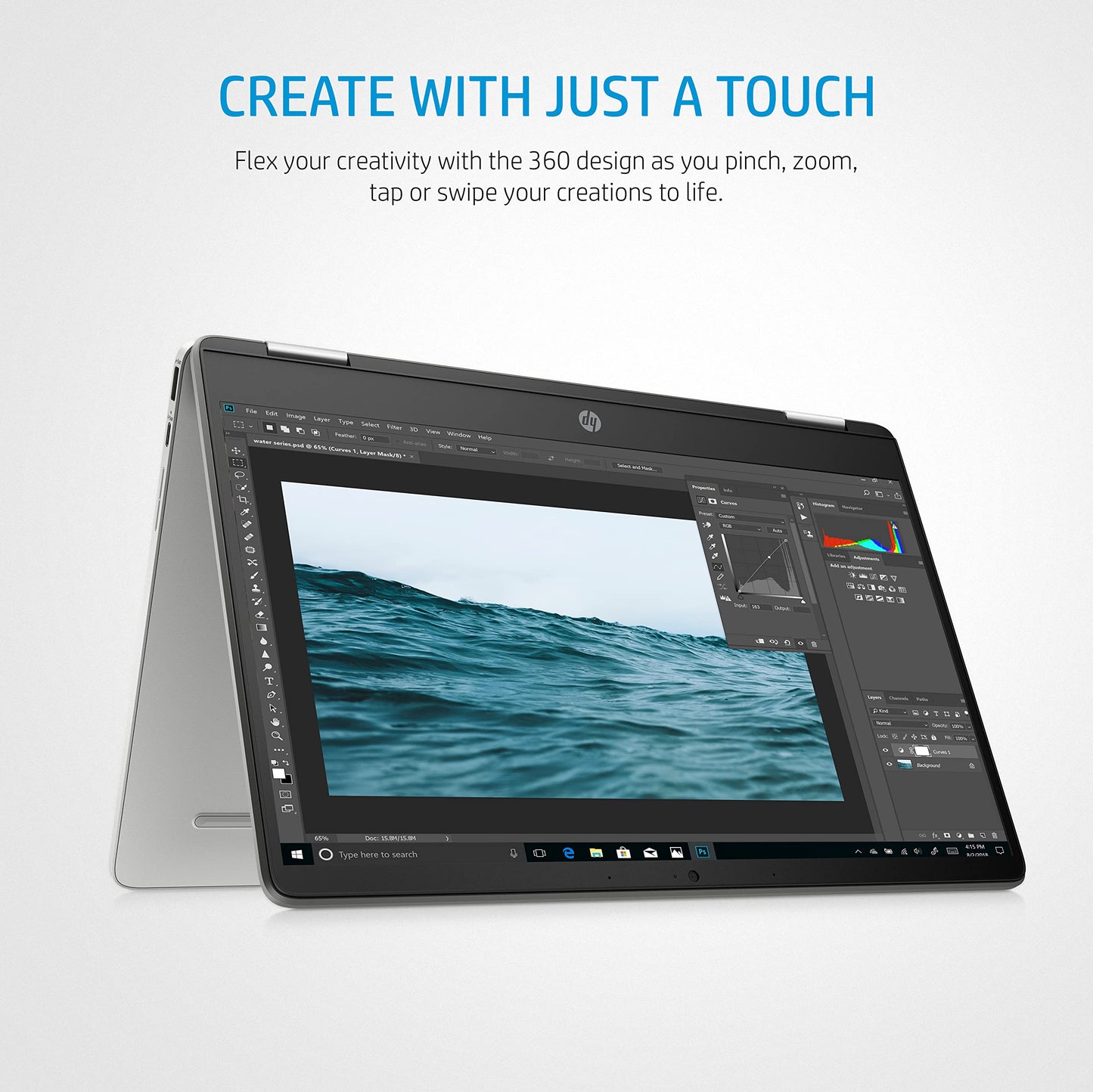 HP Chromebook 14" | Intel Processor N100 Processor| 4 GB RAM | 128 GB Flash Storage | Intel UHD Graphics | HD Display | Up to 12hrs battery | Chrome OS | Dual Speakers | Glacier Silver | 14a-nf0002sa