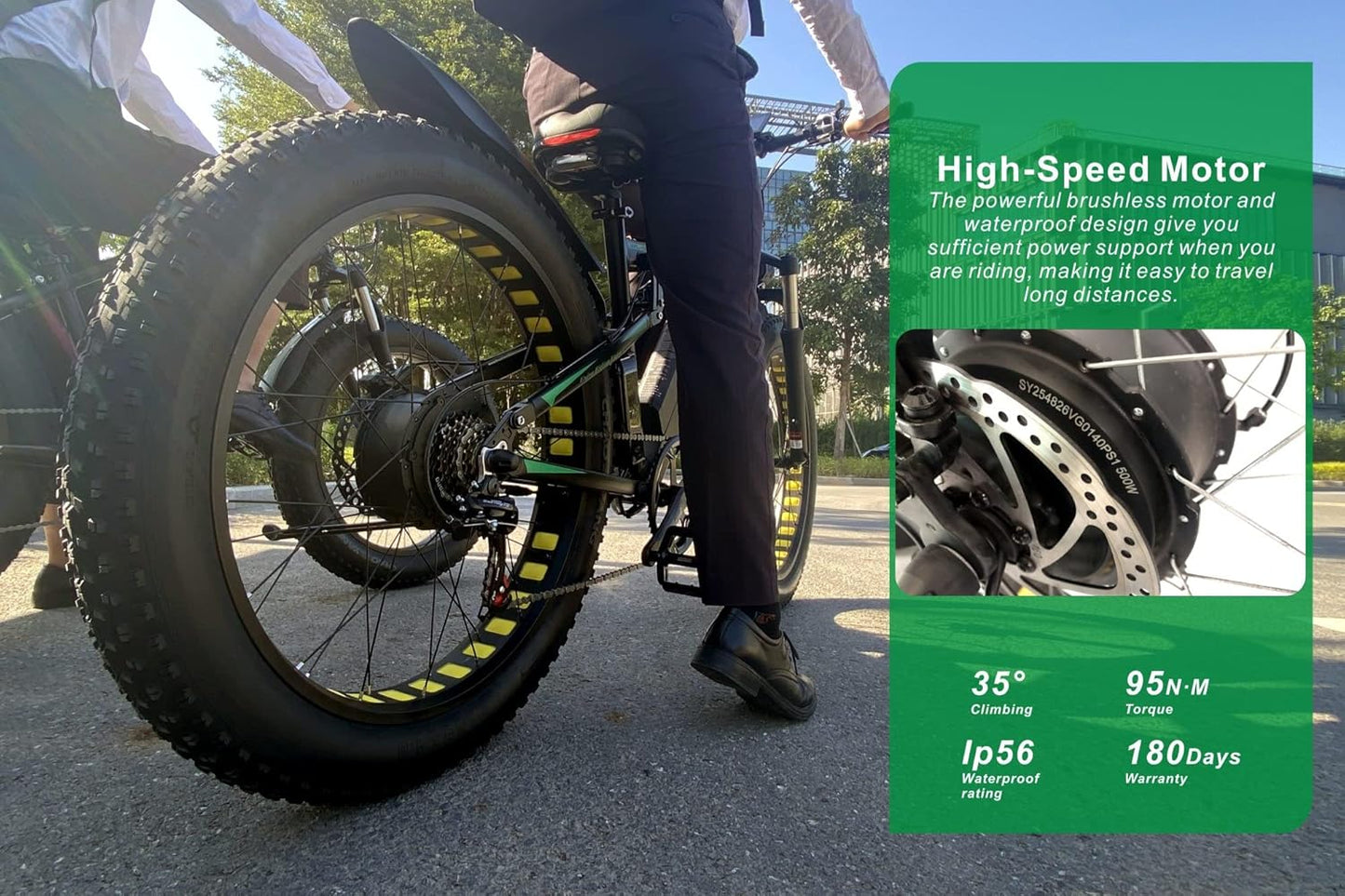 CEAYA Electric Bike, Electric Bikes For Adults 26 * 4.0 Fat Tire Electric Bikes 7 Speed E Bikes For Men