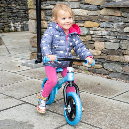 EVO Children's Balance Bike | Adjustable Seat Height | Lightweight Kids' Walking Bike, Toddler Training Bicycle For Boys And Girls 2+