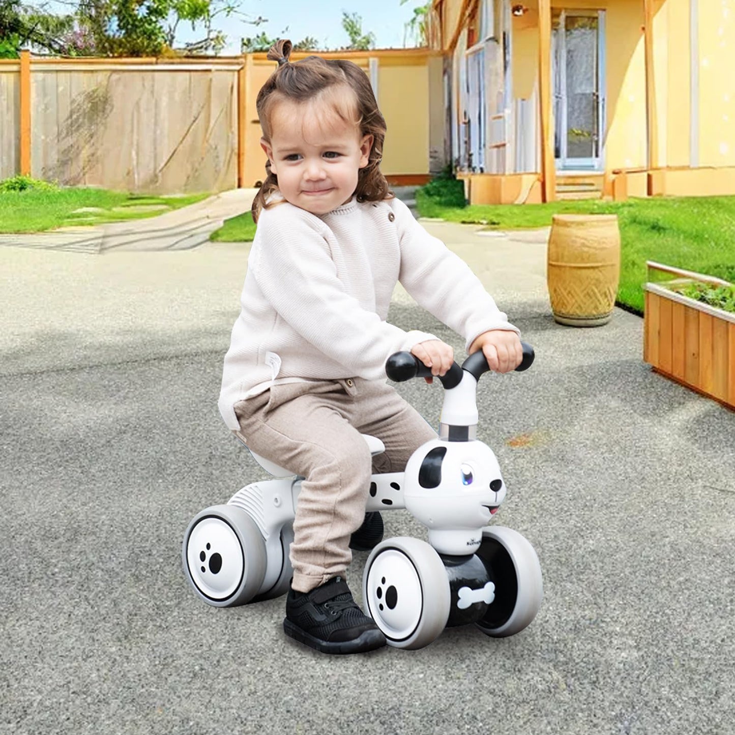 XIAPIA Baby Balance Bike 1 2 3 Years Old Boys Girls Toddler Ride on Toys for 1 Year Old Baby Trike Garden toys 1 st Birthday Gift for Girls Boys Bike Walker No Pedals (Panda)