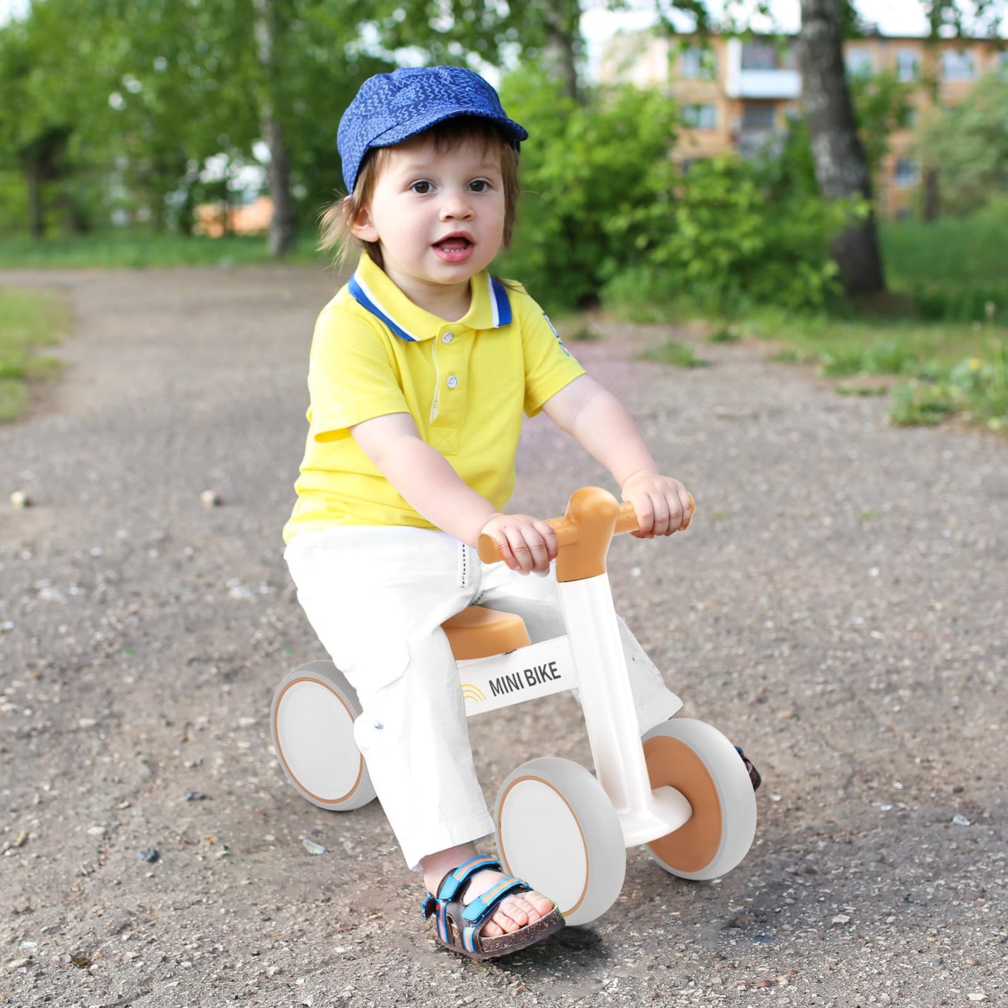 FAYDUDU Balance Bike for 1 Year Old Ride On Toy for 1 2 Years Old First Bike for Girls Boys Baby Bike Walker No Pedals Toddler Trike for 10-24 Months