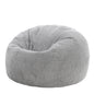 icon Kingston Cord Bean Bag, Beige, Large Adult Bean Bag Chair with Filling Included, Comfy Chair, Living Room Furniture, Bedroom Furniture