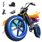 JANSNO Electric bikes for Adults, D750 Motor Ebike with 48V 31Ah/14Ah Battery, Dual Shock Absorbers, 20" x4.0 All-Terrain Tires, Versatile Electric Bike with Multiple Performance Modes