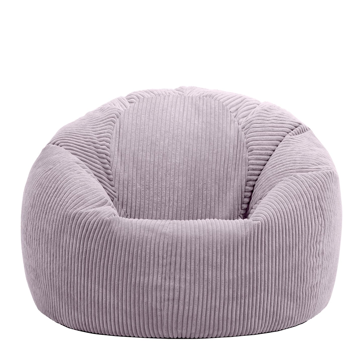 icon Kingston Cord Bean Bag, Beige, Large Adult Bean Bag Chair with Filling Included, Comfy Chair, Living Room Furniture, Bedroom Furniture