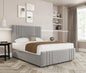 Ripon Ottoman Divan with Footboard King (5ft) Ottoman Divan Bed with 2000 Pockett Sprung Mattress | Silver Plush | Premium British Timber | Handcrafted