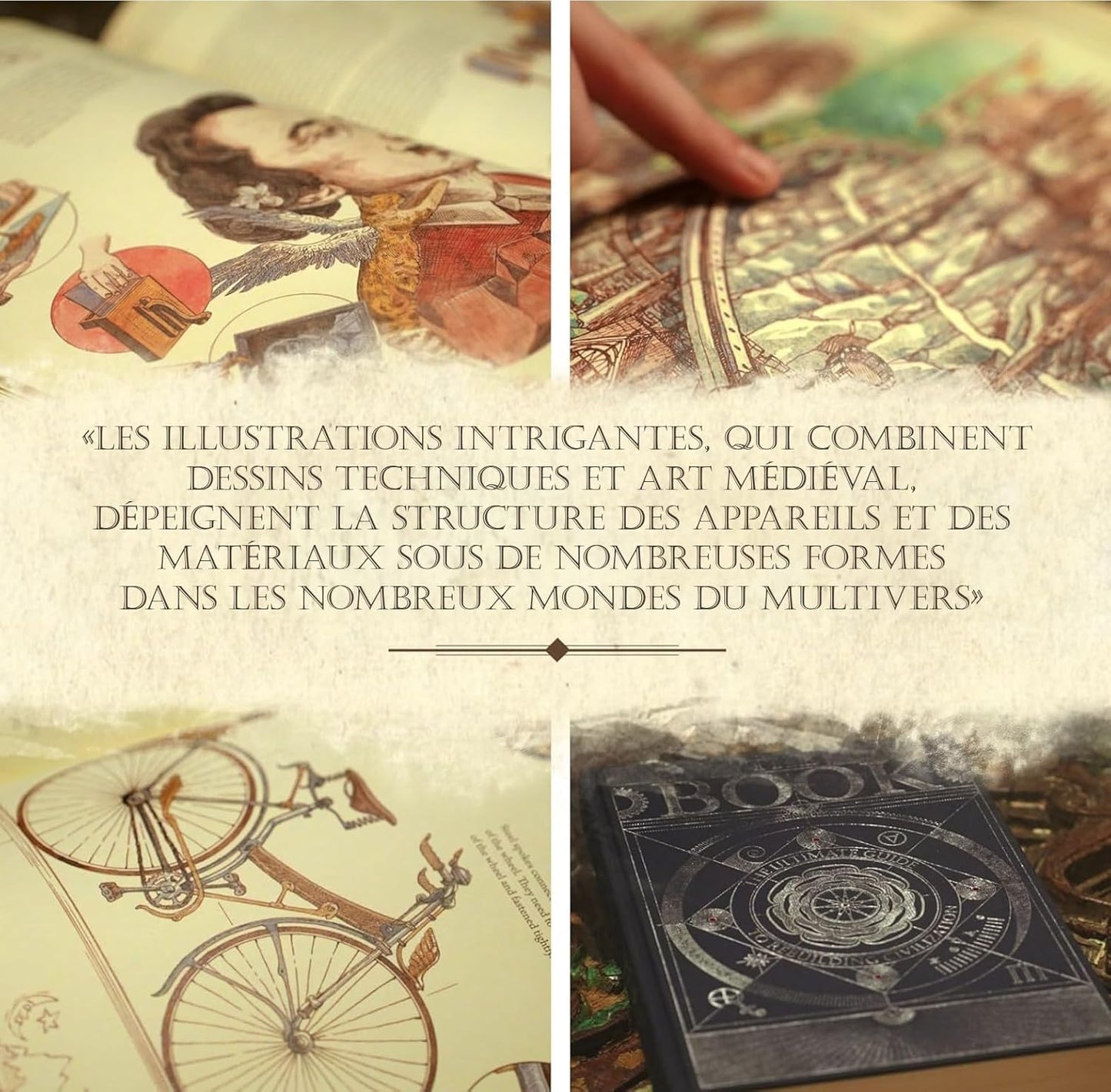 The Book. The Ultimate Guide to Rebuilding a Civilization - Inspirational Science Books for Adults - Unique Artifact - Knowledge Encyclopedia with Over 400 Pages of Detailed & Catchy Illustrations