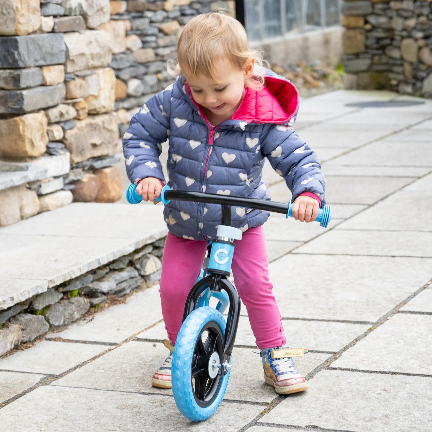EVO Children's Balance Bike | Adjustable Seat Height | Lightweight Kids' Walking Bike, Toddler Training Bicycle For Boys And Girls 2+