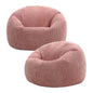 icon Kingston Cord Bean Bag, Beige, Large Adult Bean Bag Chair with Filling Included, Comfy Chair, Living Room Furniture, Bedroom Furniture